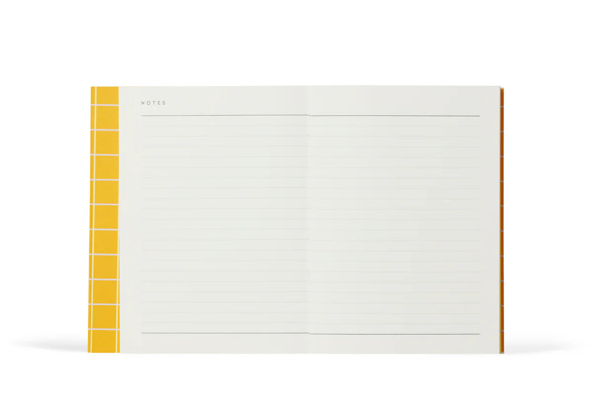 Uma Notebook | Small Ochre Check