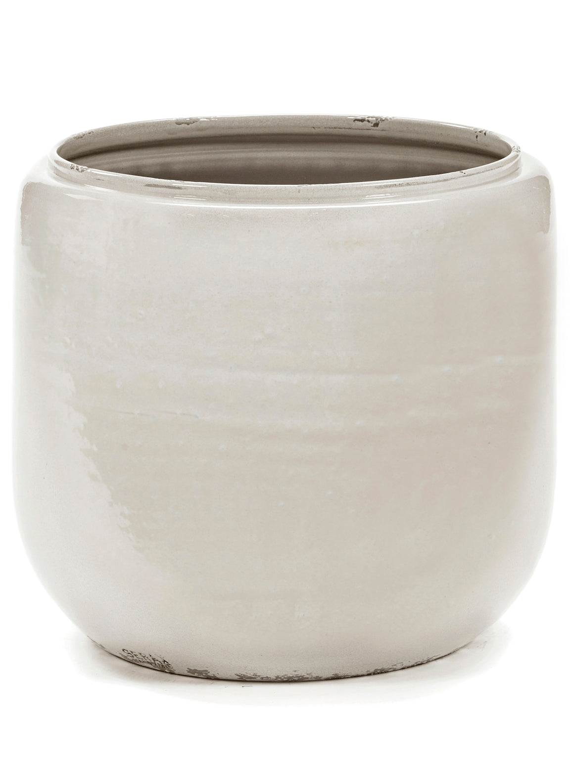 Glazed Shades Plant Pot White - XL