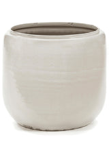 Glazed Shades Plant Pot White - XL