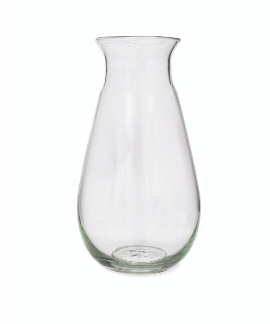Quinton Vase Large in Recycled Glass by Garden Trading 