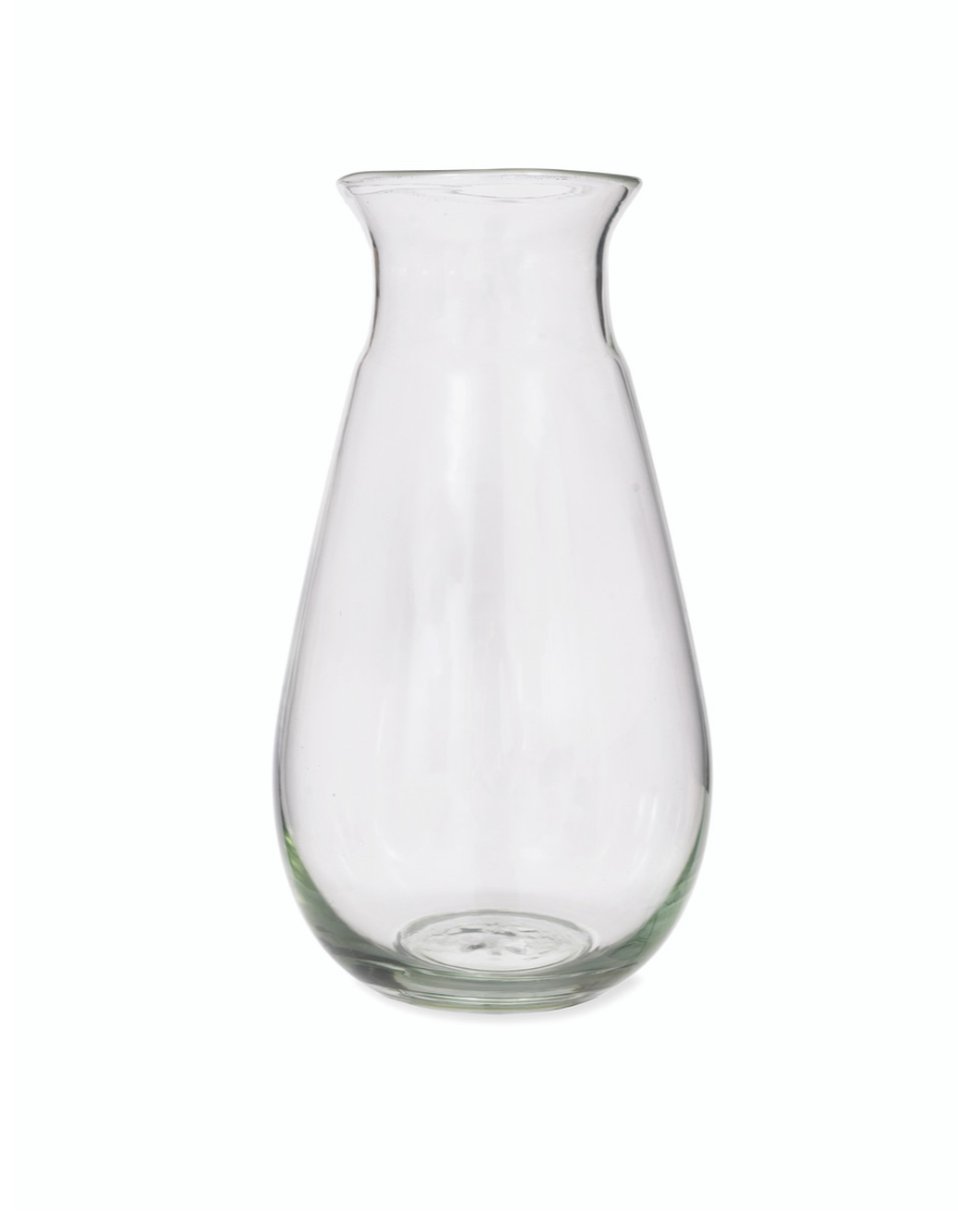 Quinton Vase Large in Recycled Glass by Garden Trading 