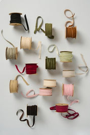 Velvet Ribbon On Spool | Light Pink 10m