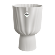 Vibes Coupe Fold Plant Pot | Deep Blue / White |Ø30cm