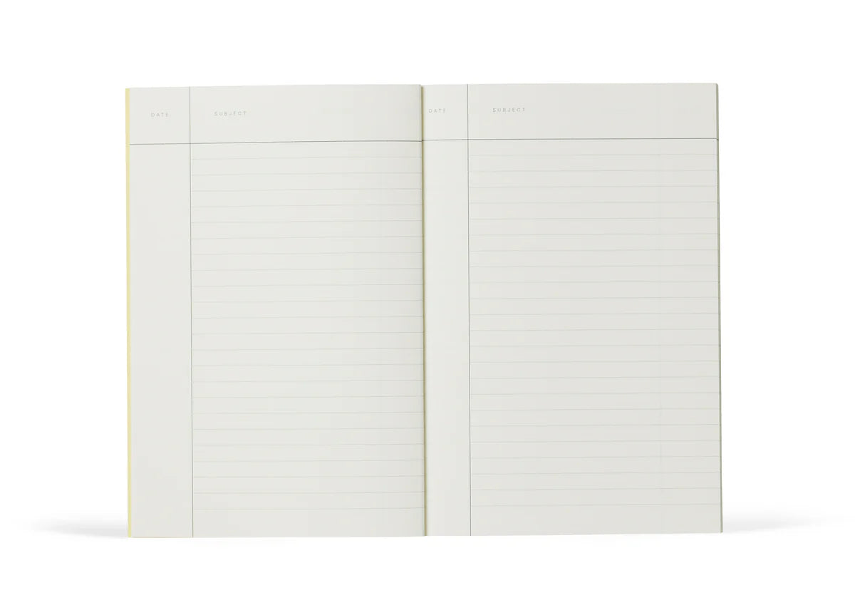 Vita Notebook | Small in Bordeaux Stripe