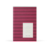 Vita Notebook | Small in Bordeaux Stripe