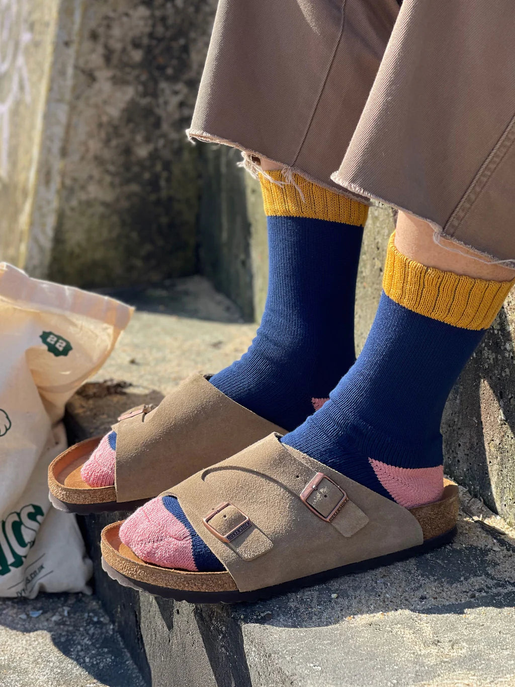 The Wallace | Cotton Vintage Sport Socks