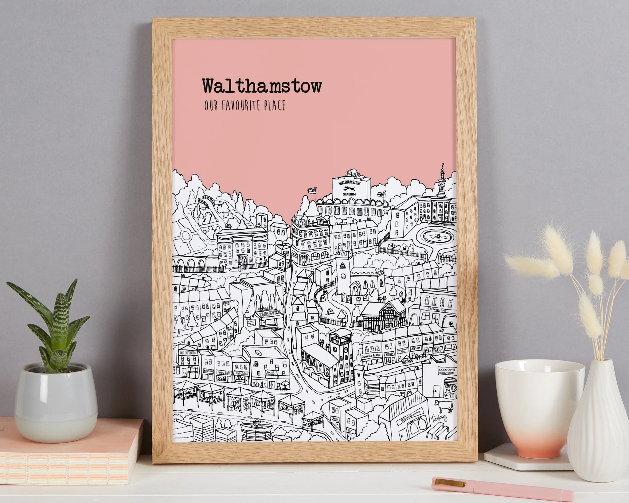 Walthamstow Print | A4 & A3 | Various colours