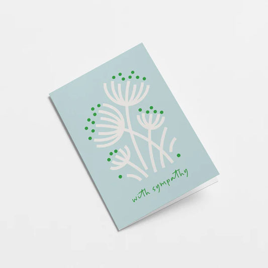 With Sympathy Greeting Card 