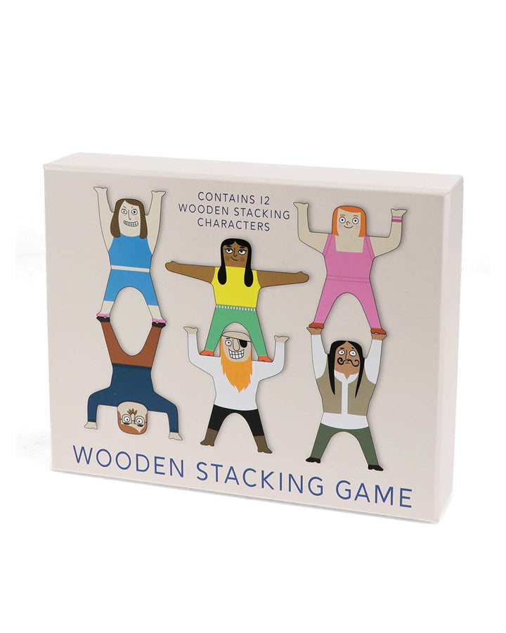 Wooden Stacking Characters Game