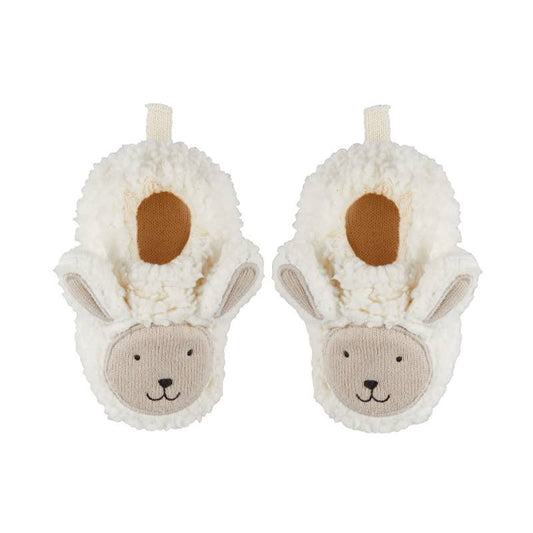 Sheep Cotton Knit Baby Booties