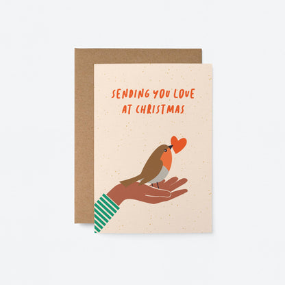 Sending you love at Christmas - Seasonal Greeting Card: English / Cello free