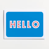 Hello Greeting Card