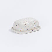 Party Butter Dish White