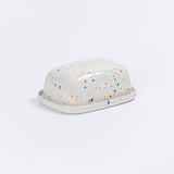 Party Butter Dish White
