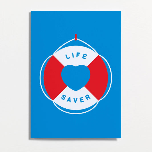 "Life Saver" Greeting Card