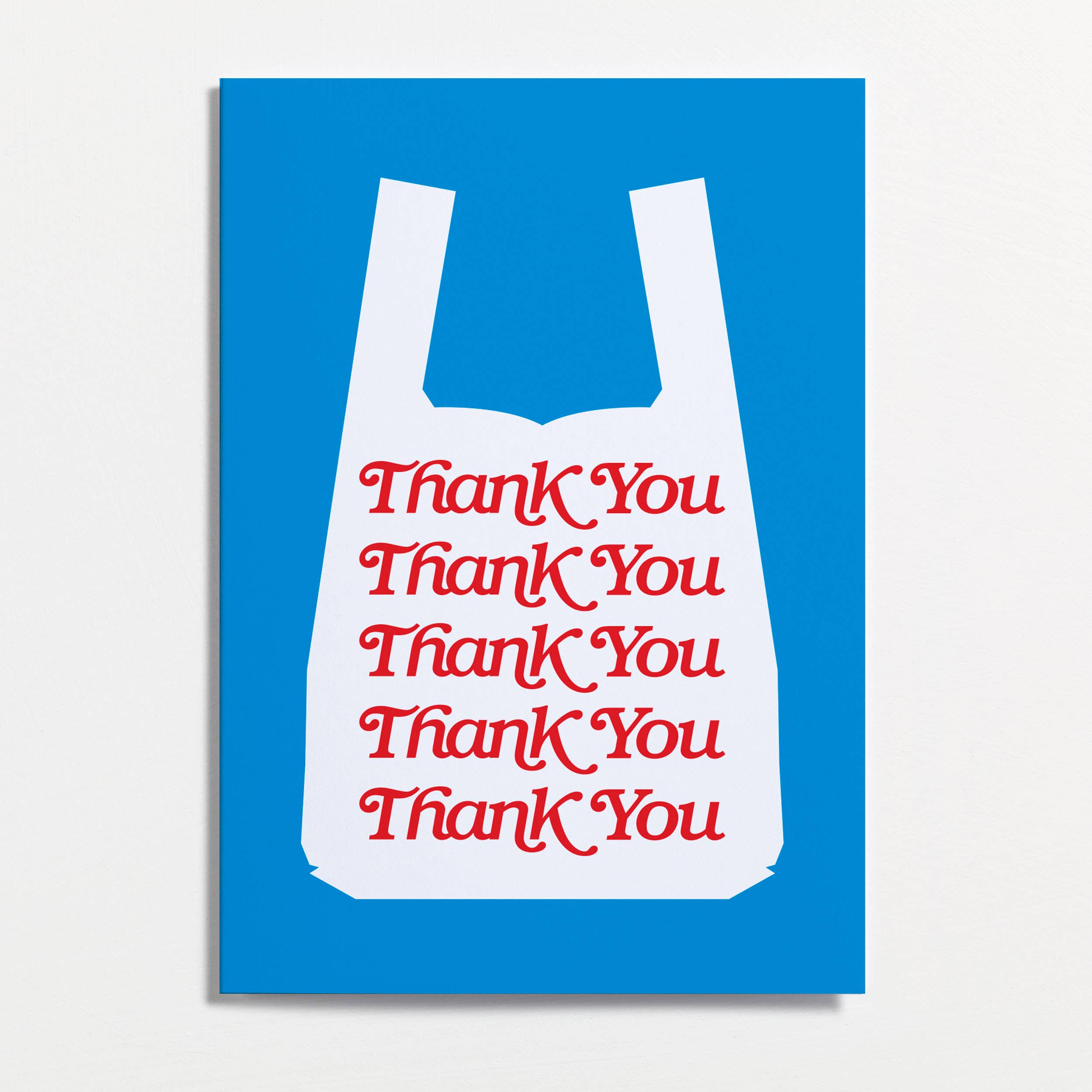 "Thank You" Shopping Bag Greeting Card