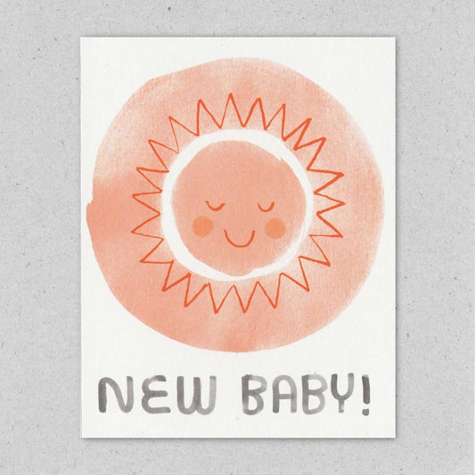 Baby Sunshine Greetings Card