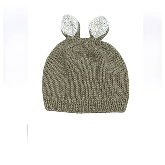 beautiful quality, hand knitted, 100% soft organic cotton hat for your baby, by Pebblechild.