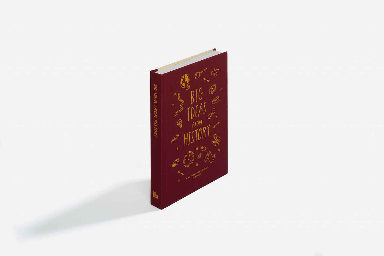 The Every Space hardback clothbound Big Ideas From History children's book with illustrations by Anna Doherty and published by School of Life