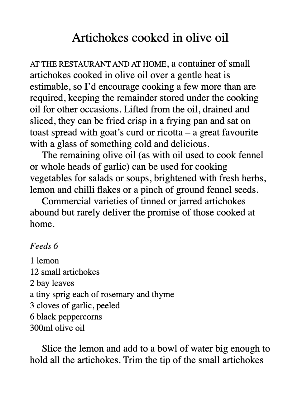 Cooking: Simply and Well, for One or Many