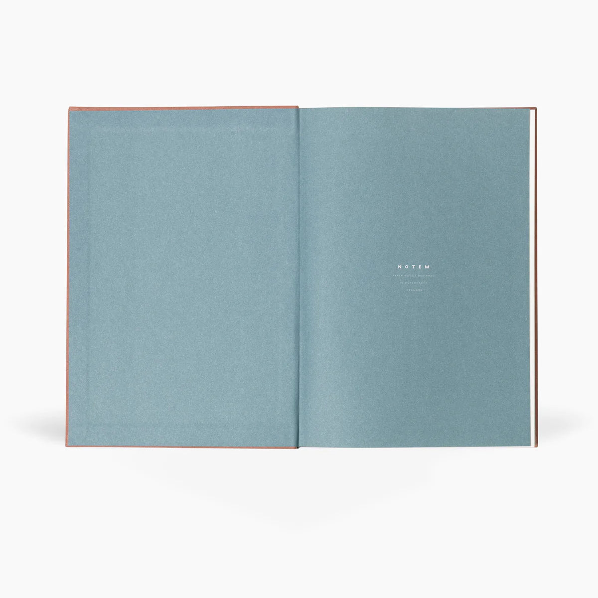 The Every Space lined medium Bea Notebook with Rose softcover cloth with elastic band by Notem