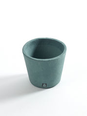 Stoneware Plant Pot in Jungle Green by Serax