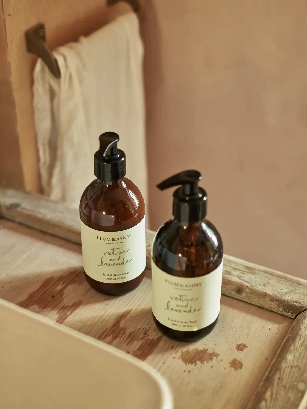 Vetiver and Lavender Hand and Body Wash by Plum & Ashby