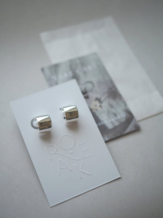 The Every Space Alice silver cuff earrings by Roake Studio