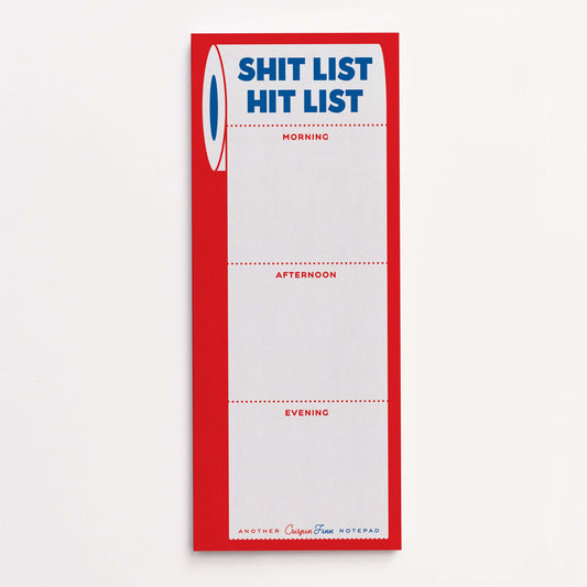 Shit List/ Hit List Note Pad