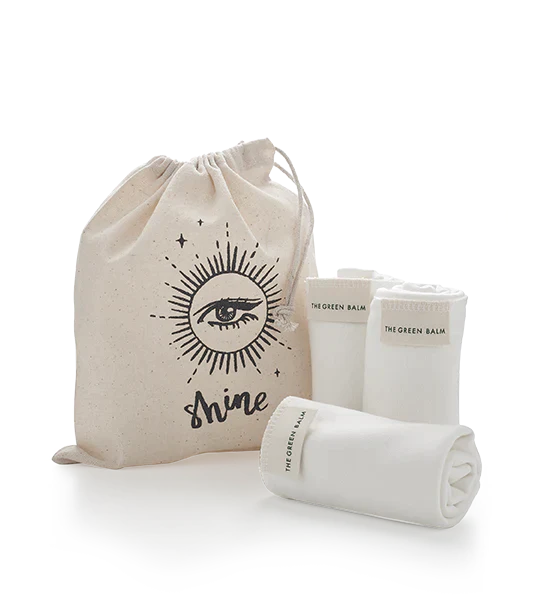 The Every Space machine washable Bamboo Face Cloth Trio made from 70% bamboo and 30% cotton by MOA