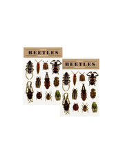 The Every Space 2 sheets of Beetles Temporary Tattoos by Rex London