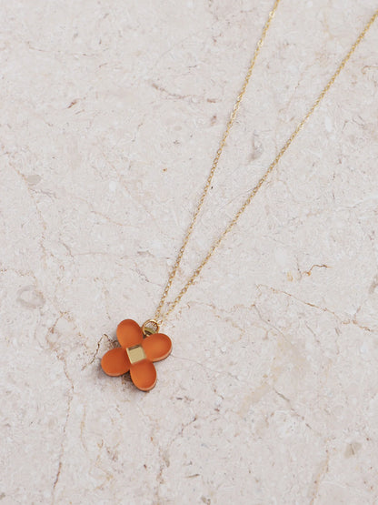 Bella Necklace in Terracotta