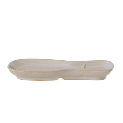 The Every Space grey stoneware Bila Tray by Bloomingville for jewellery or trinkets