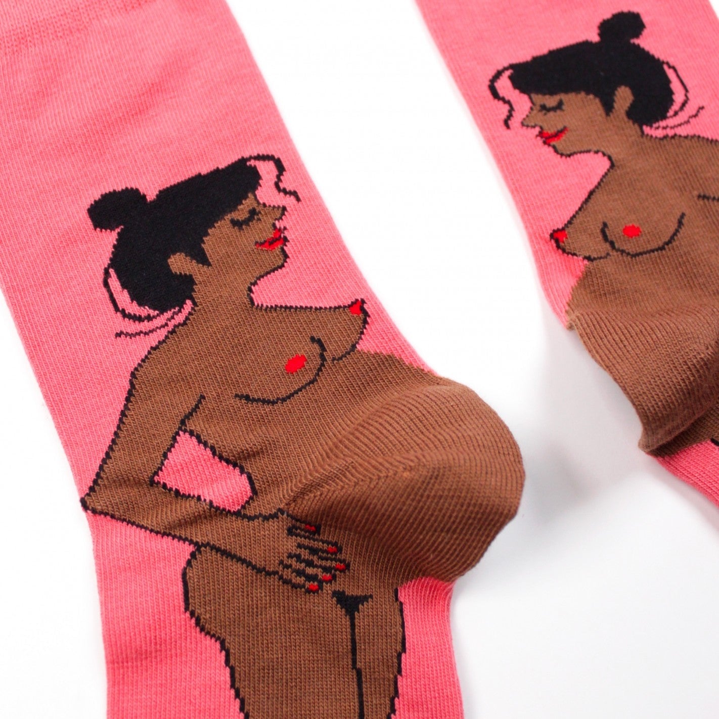Pregnant Woman Socks