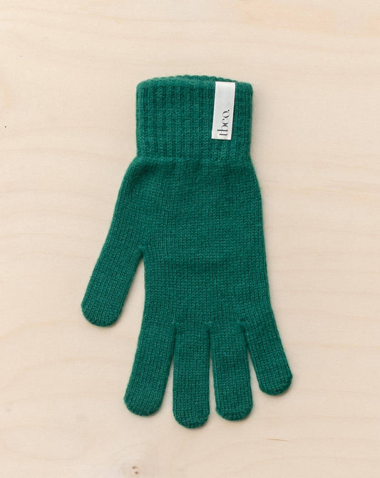 Men's Cashmere & Merino Gloves in Forest