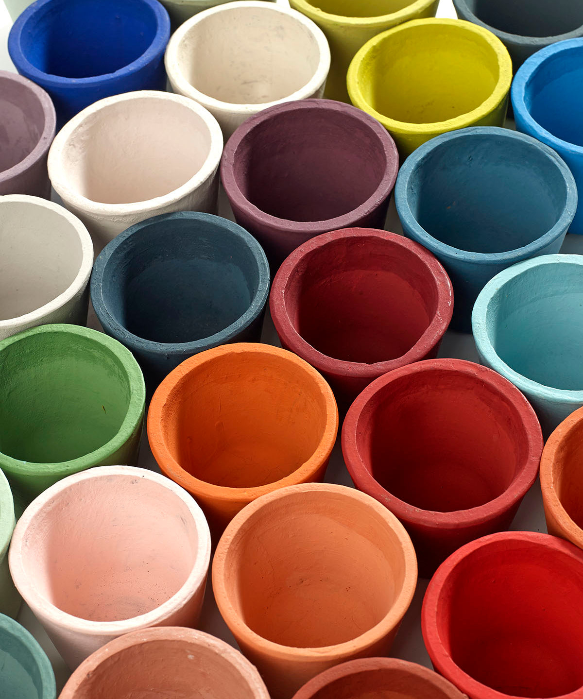 Coloured Stoneware Plant Pot by Serax 