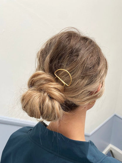 Minimal Brass Hair Pin