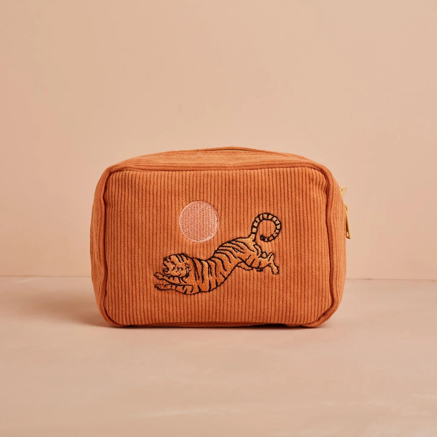 Corduroy Make-Up Bag in Dusty Pink