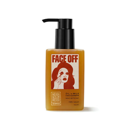 The Every Space oil to milk Face Off face cleaner and make-up remover by Neighbourhood Botanicals for all skin types