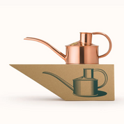 The Every Space 1 pint hand-polished Fazeley Flow Copper Pot Waterer watering can with non drip spout by Haws