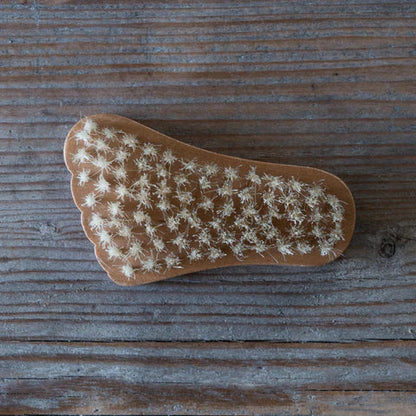 The Every Space wooden Foot Scrub Brush made from natural fibres by Yellow Gorse
