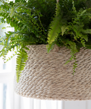 Hanging Woven Plant Pot- Tapered