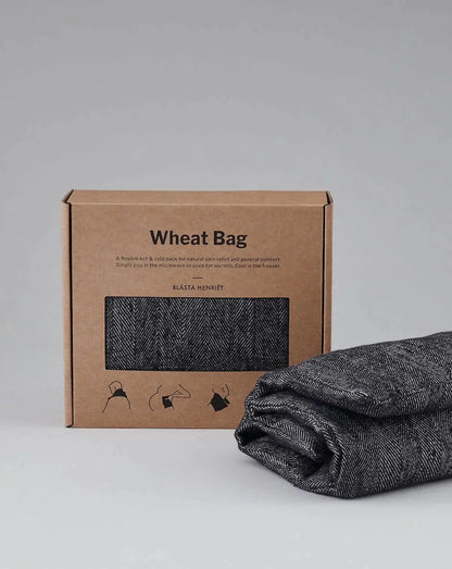 Wheat Bag in Herringbone Linen