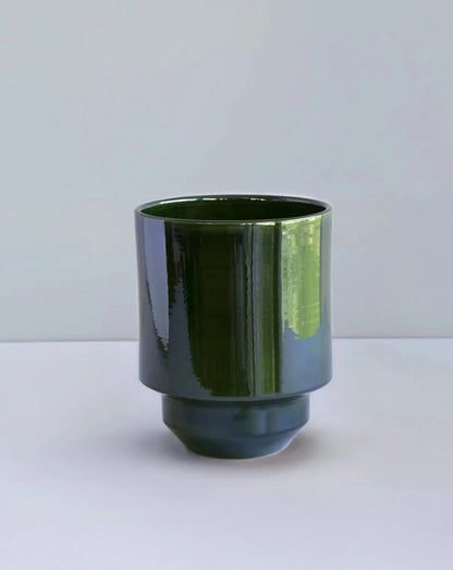 Hoff Glazed Emerald Green Indoor Pot Ø14 cm