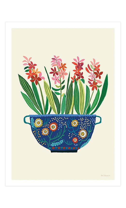 Hyacinths Print A4
