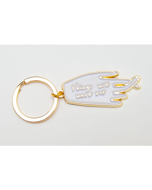 Things Will Work Out Keyring