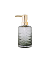 Hyben Soap Dispenser in Grey Glass