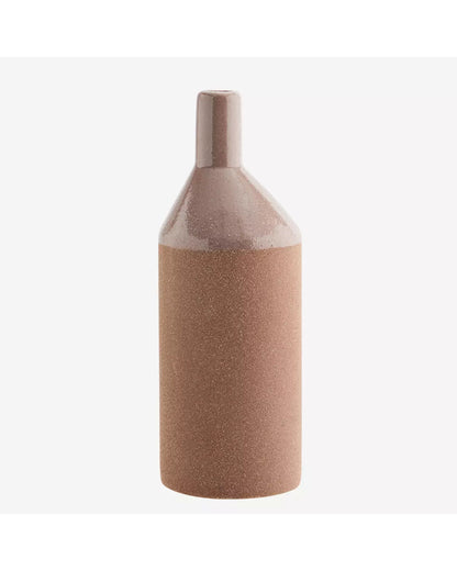 Stoneware Vase in Pink