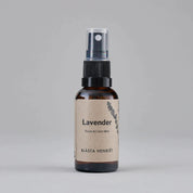 The Every Space 30ml Lavender Room & Linen Mist, containing French lavender pure essential oil and purified water, by Blästa Henriët