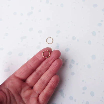 Mini Gold Hoop Earrings